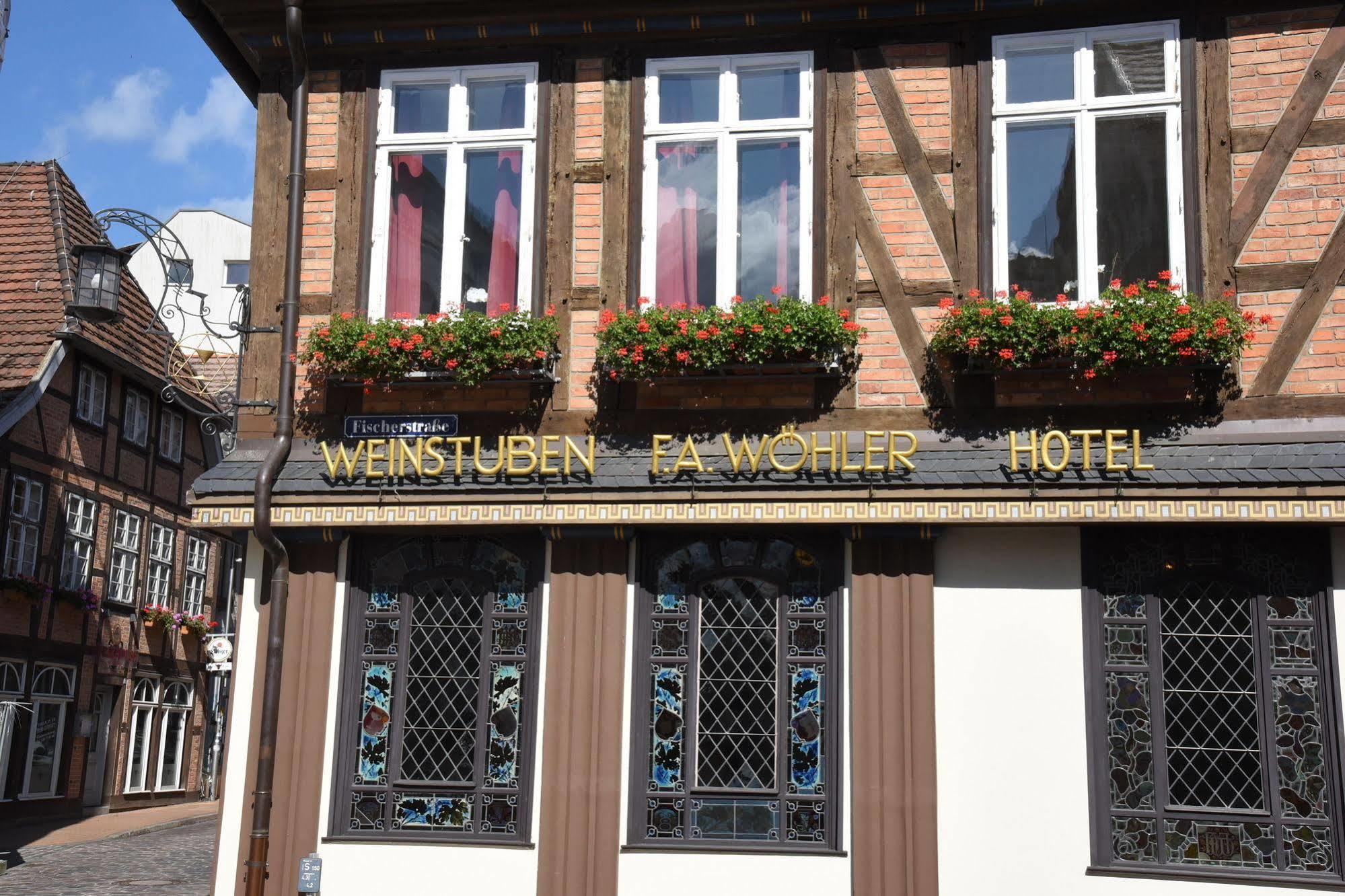 Hotel Weinhaus Wöhler Schwerin  Exterior foto